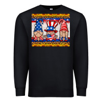 Black usa gnome mouse pad Premium Sweatshirt - HRA Design Shop