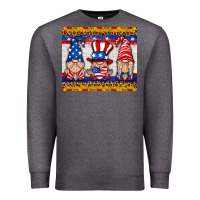 Charcoal Heather usa gnome mouse pad Premium Sweatshirt - HRA Design Shop