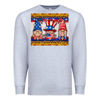 Heather Grey usa gnome mouse pad Premium Sweatshirt - HRA Design Shop