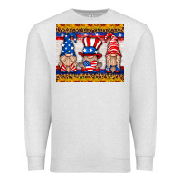Oatmeal Heather usa gnome mouse pad Premium Sweatshirt - HRA Design Shop