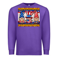 Purple usa gnome mouse pad Premium Sweatshirt - HRA Design Shop
