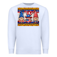 White usa gnome mouse pad Premium Sweatshirt - HRA Design Shop