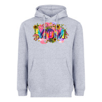 Heather Grey tie dye mom Heavyweight Hoodie - Zillion Design Studio