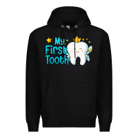 Black my first tooth tooth fairy Premium Hoodie - Jasminsmagicworld