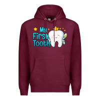 Burgundy my first tooth tooth fairy Premium Hoodie - Jasminsmagicworld