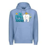 Colony Blue my first tooth tooth fairy Premium Hoodie - Jasminsmagicworld