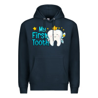 Navy my first tooth tooth fairy Premium Hoodie - Jasminsmagicworld