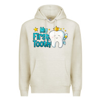 Oatmeal Heather my first tooth tooth fairy Premium Hoodie - Jasminsmagicworld