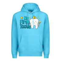 Ocean Blue my first tooth tooth fairy Premium Hoodie - Jasminsmagicworld