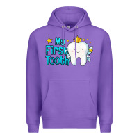Purple my first tooth tooth fairy Premium Hoodie - Jasminsmagicworld