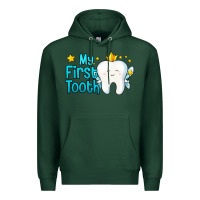 Sports Green my first tooth tooth fairy Premium Hoodie - Jasminsmagicworld