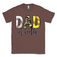 Chestnut dad of both with softball and baseball Classic Tee - texasbilliewilder