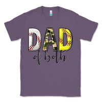 Lavender dad of both with softball and baseball Classic Tee - texasbilliewilder