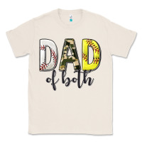Natural dad of both with softball and baseball Classic Tee - texasbilliewilder