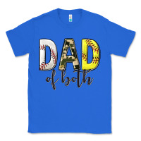 True Royal dad of both with softball and baseball Classic Tee - texasbilliewilder