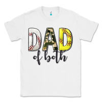 White dad of both with softball and baseball Classic Tee - texasbilliewilder
