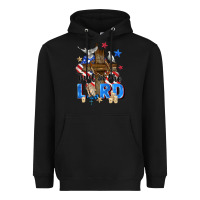 Black trust in the lord Heavyweight Hoodie - Zillion Design Studio