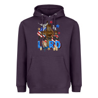 Plum trust in the lord Heavyweight Hoodie - Zillion Design Studio