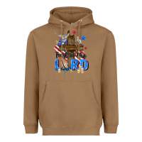 Toasted Coconut trust in the lord Heavyweight Hoodie - Zillion Design Studio