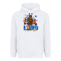 White trust in the lord Heavyweight Hoodie - Zillion Design Studio