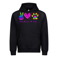 Black Peace Love Pride Urban Hoodie - Jasminsmagicworld