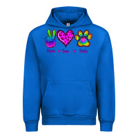 Cobalt Peace Love Pride Urban Hoodie - Jasminsmagicworld