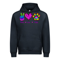 Navy Peace Love Pride Urban Hoodie - Jasminsmagicworld