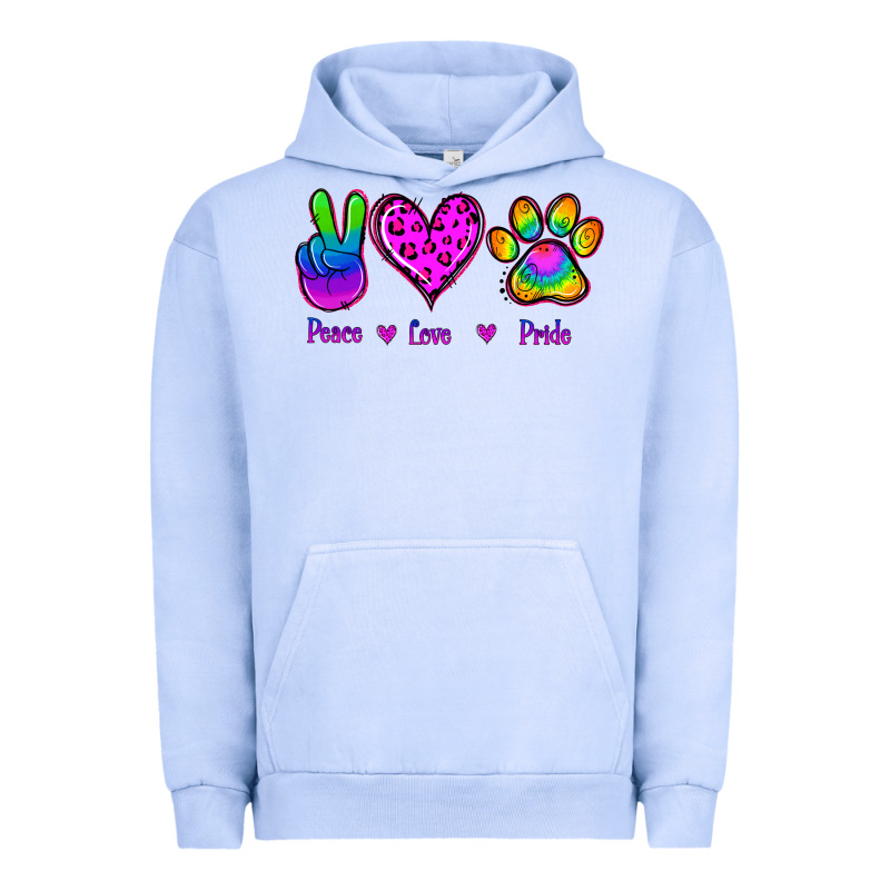 Peace Love Pride Urban Hoodie by Jasminsmagicworld | Teevron