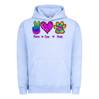 Pigment Grape Ice Peace Love Pride Urban Hoodie - Jasminsmagicworld