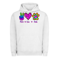Pigment Lunar Rock Peace Love Pride Urban Hoodie - Jasminsmagicworld
