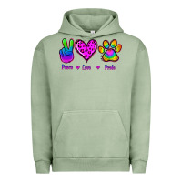 Pigment Oil Green Peace Love Pride Urban Hoodie - Jasminsmagicworld