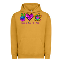 Pigment Peanut Butter Peace Love Pride Urban Hoodie - Jasminsmagicworld