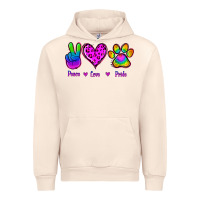 Sandshell Peace Love Pride Urban Hoodie - Jasminsmagicworld