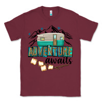 Burgundy adventure awaits Classic Tee - texasbilliewilder