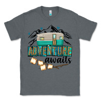 Charcoal Heather adventure awaits Classic Tee - texasbilliewilder