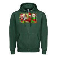 Sports Green Christmas gnome coffee cups Zipper Hoodie - Zillion Design Studio