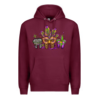 Burgundy mardi gras teeth dental assistant Premium Hoodie - Jasminsmagicworld