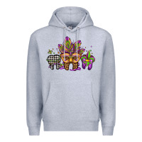 Heather Grey mardi gras teeth dental assistant Premium Hoodie - Jasminsmagicworld