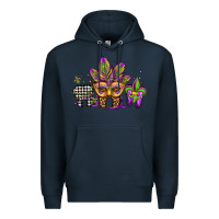 Navy mardi gras teeth dental assistant Premium Hoodie - Jasminsmagicworld