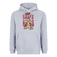 Heather Grey wife mother dog lover Heavyweight Hoodie - Zillion Design Studio