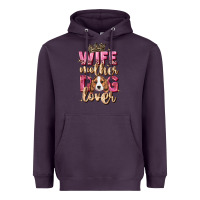 Plum wife mother dog lover Heavyweight Hoodie - Zillion Design Studio