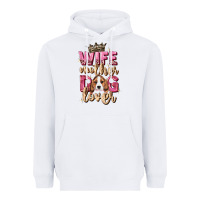 White wife mother dog lover Heavyweight Hoodie - Zillion Design Studio