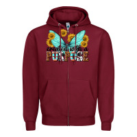 Burgundy created with a purpose Zipper Hoodie - texasbilliewilder