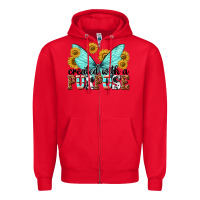 Red created with a purpose Zipper Hoodie - texasbilliewilder