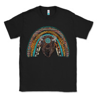 Black western rainbow with bison Classic Tee - RanaPortraitStore