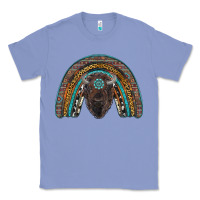 Colony Blue western rainbow with bison Classic Tee - RanaPortraitStore