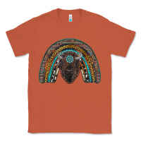 Copper western rainbow with bison Classic Tee - RanaPortraitStore
