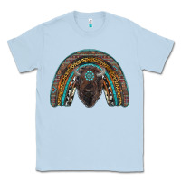 Western Rainbow With Bison Classic Tee | Teevron