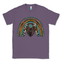 Lavender western rainbow with bison Classic Tee - RanaPortraitStore