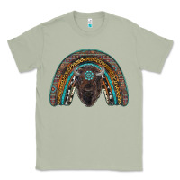 Matcha western rainbow with bison Classic Tee - RanaPortraitStore